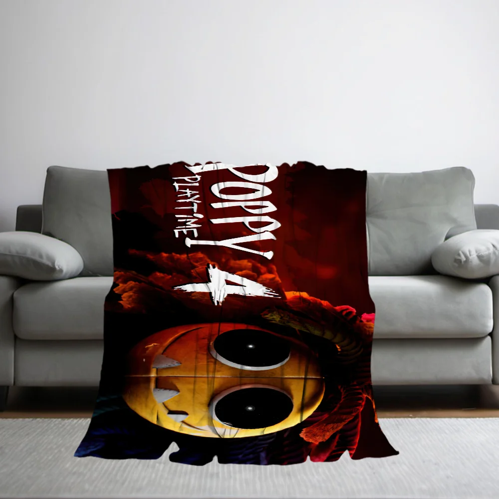 Game P-Poppy Playtime Chapter 4 Blanket Skin friendly comfort warm soft plush blanket suitable sofa living room office bedroom 2