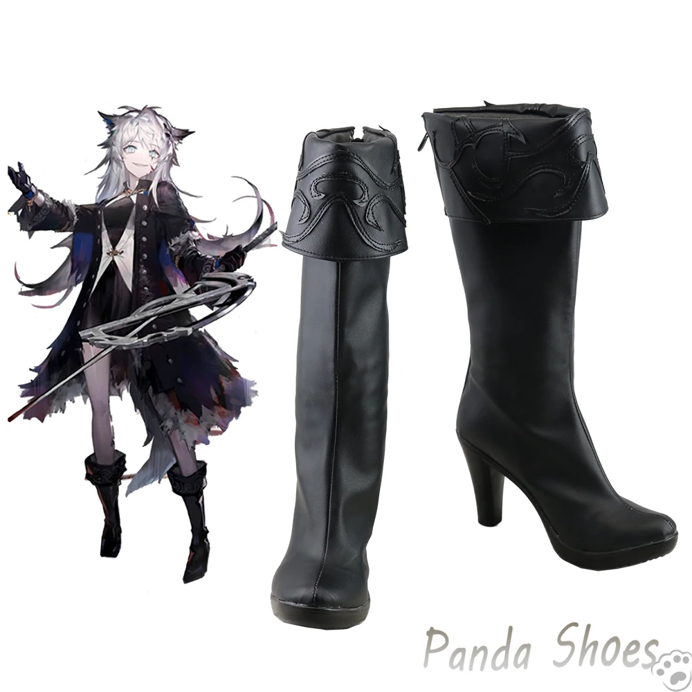 

Lappland Game Arknights Cosplay Shoes Anime Cos Comic Cosplay Costume Prop Shoes for Con Halloween Party