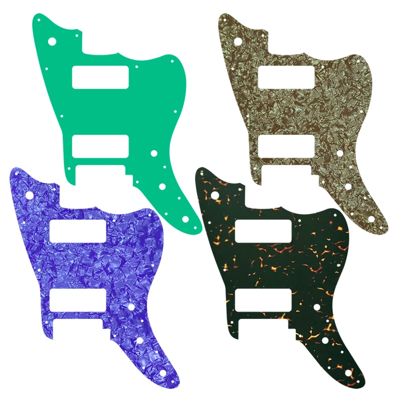 

Fei Man Guitar Parts For Mexico FD Jazz Master Guitar Pickguard With P90 Humbucker Strat Bridge Route Scratch Plate Many Colors