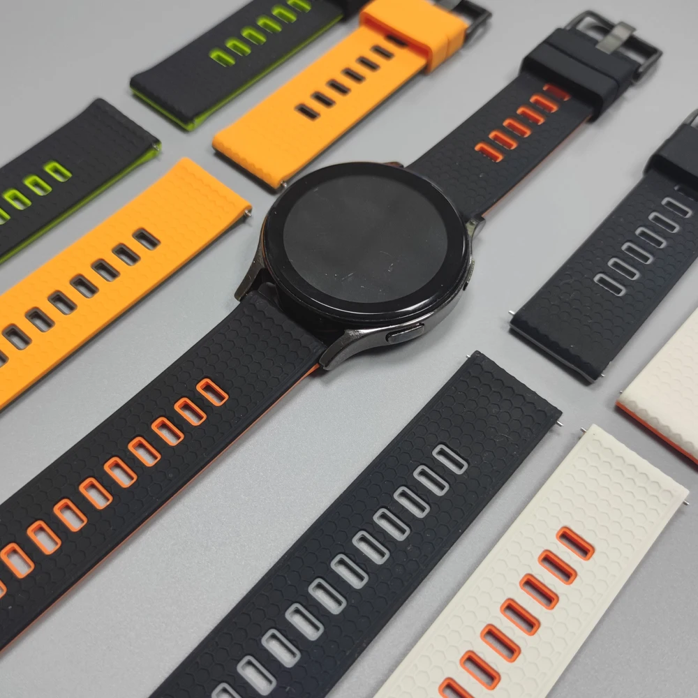 22mm Easy Fit Silicone Strap Wristband - Soft Replacement Bracelet