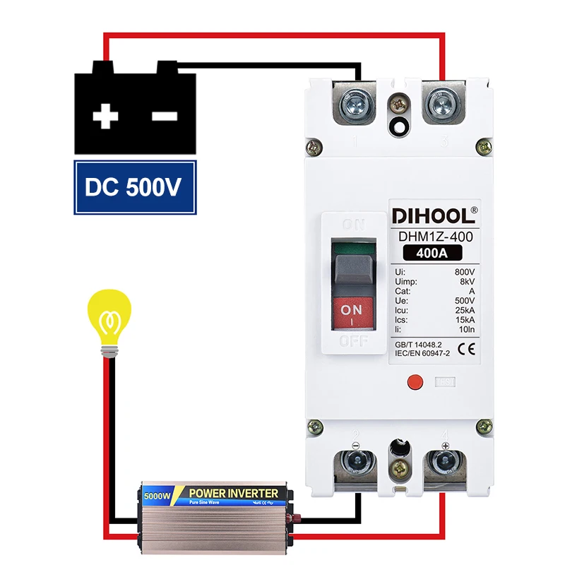 Disjoncteur Électrique Mccb, Courant Nominal 150a, 200a, 250a, 300amp, Pour  Chargeur De Batterie De Voiture, Nouvelle Énergie, Protection Automatique -  Disjoncteurs - AliExpress