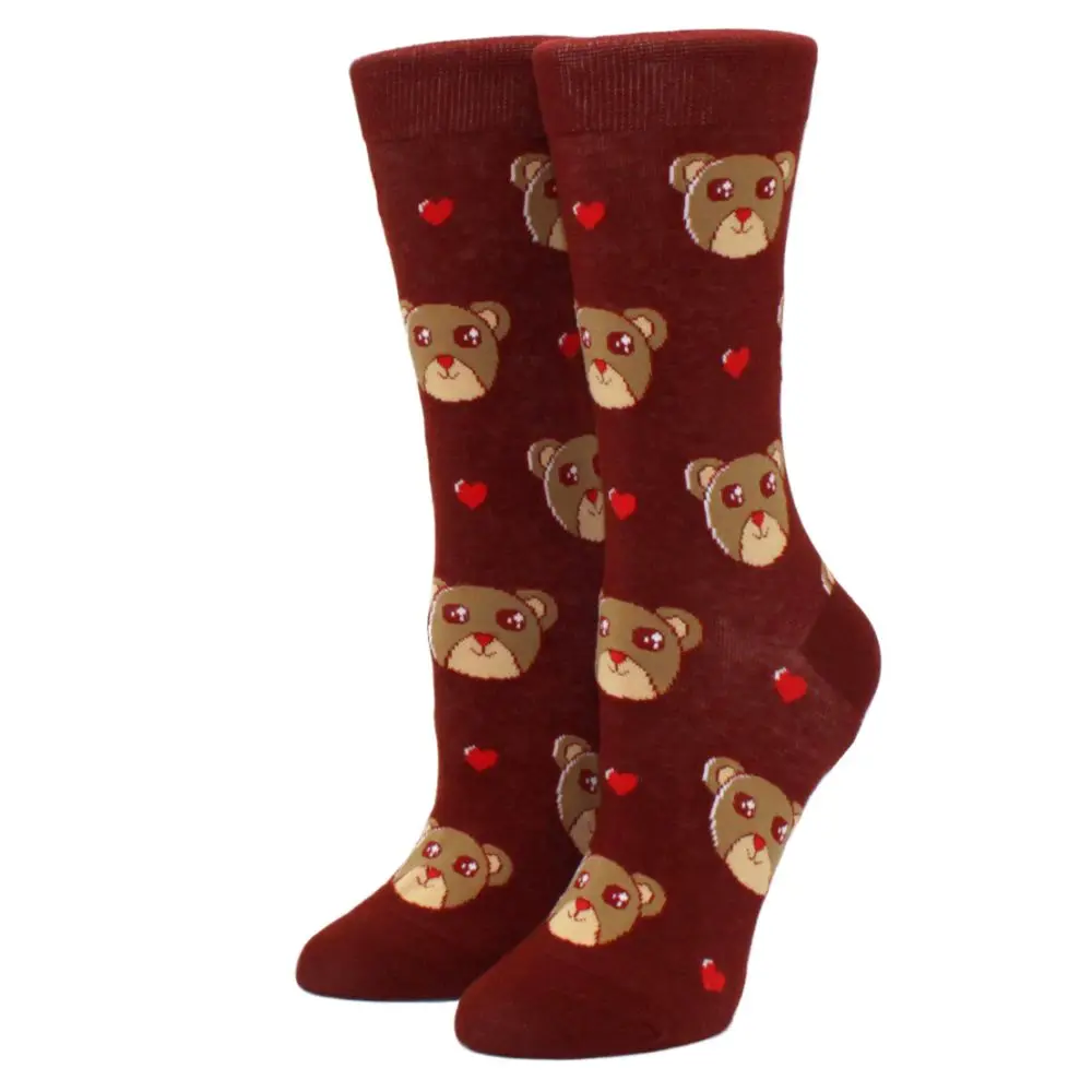 Kawaii Women's Harajuku Candy Color Crew Socks