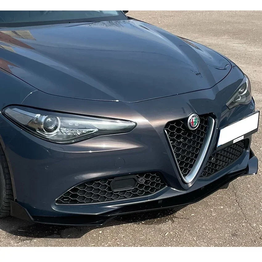 Labbro Paraurti Anteriore Per Alfa Romeo Giulia 2015-2024 - In ABS, Design Sportivo, Facile Montaggio