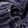Fitted Bed Sheet With Elastic Band Solid Color Mattress Covers Protector For Single Double King Bed 100% Cotton 150/160/180x200 5