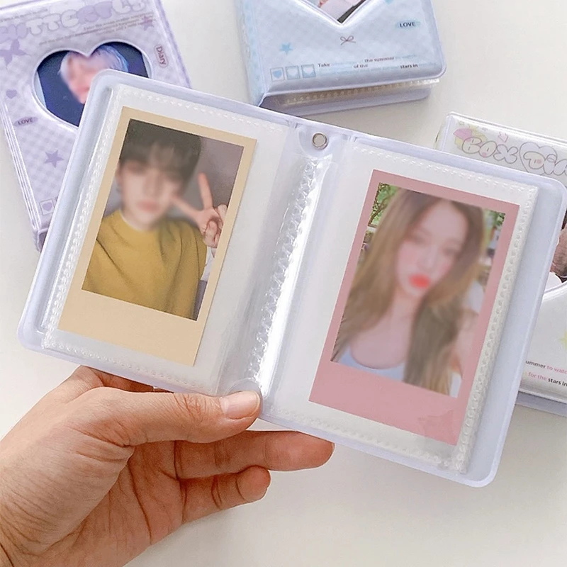 Kpop Photo Album Mini 3 Inch Album Photo Photocard Holder Idol Binder Card Holder Card Collect Book Picture Protector 포토카드 photo album