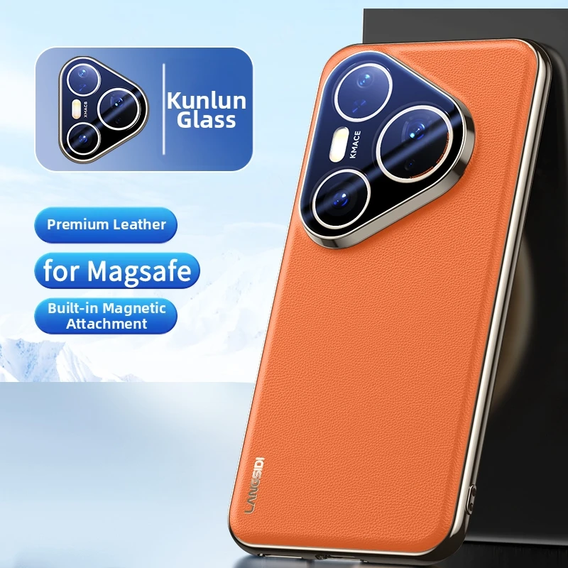 Magnetic Wireless Charging Case with Full Protection and Glass Lens Cover