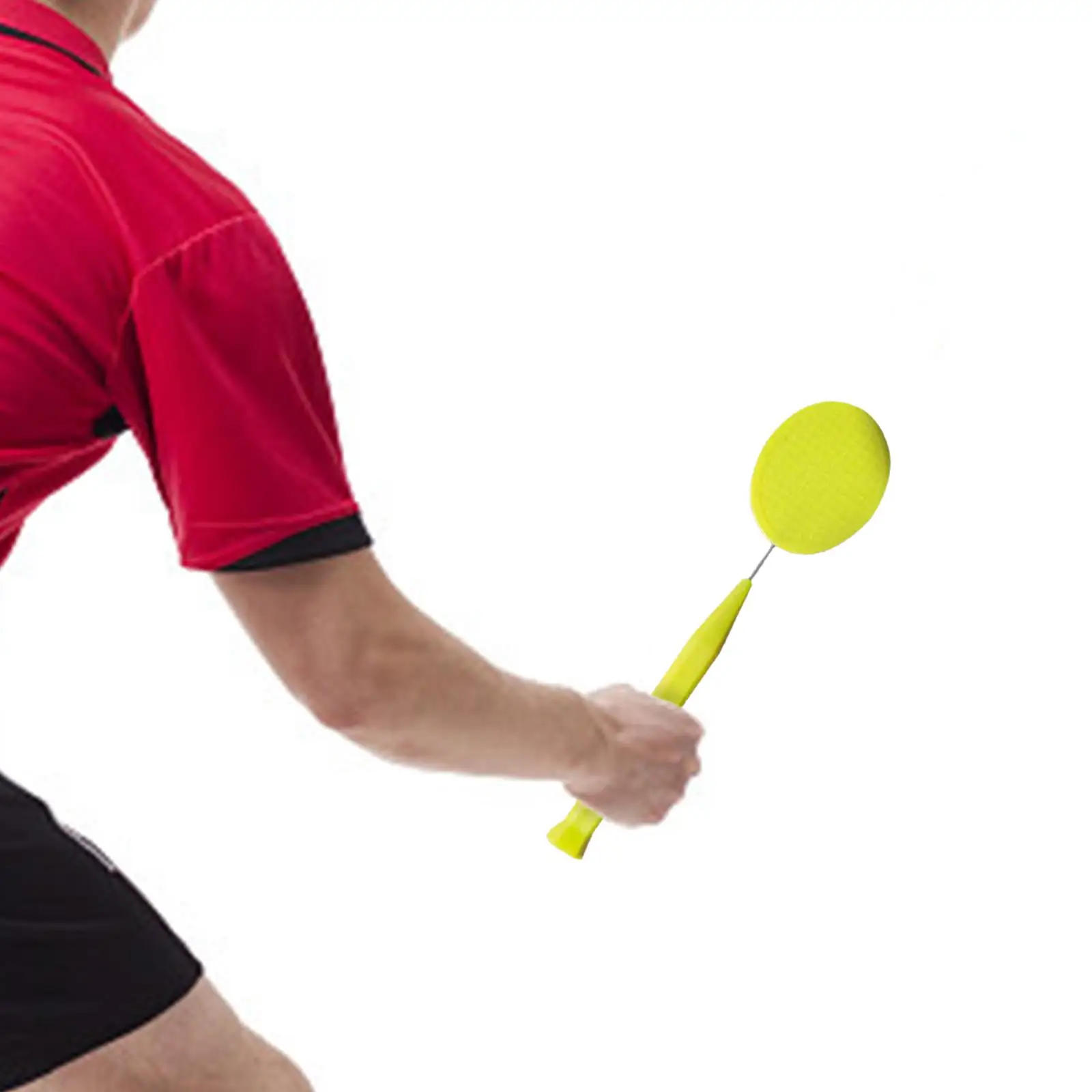 

Badminton Trainer Rod Grip Equipment Accessories Hitting Skill Training Device for Backyard Lawn Beginners Indoor Outdoor Adults