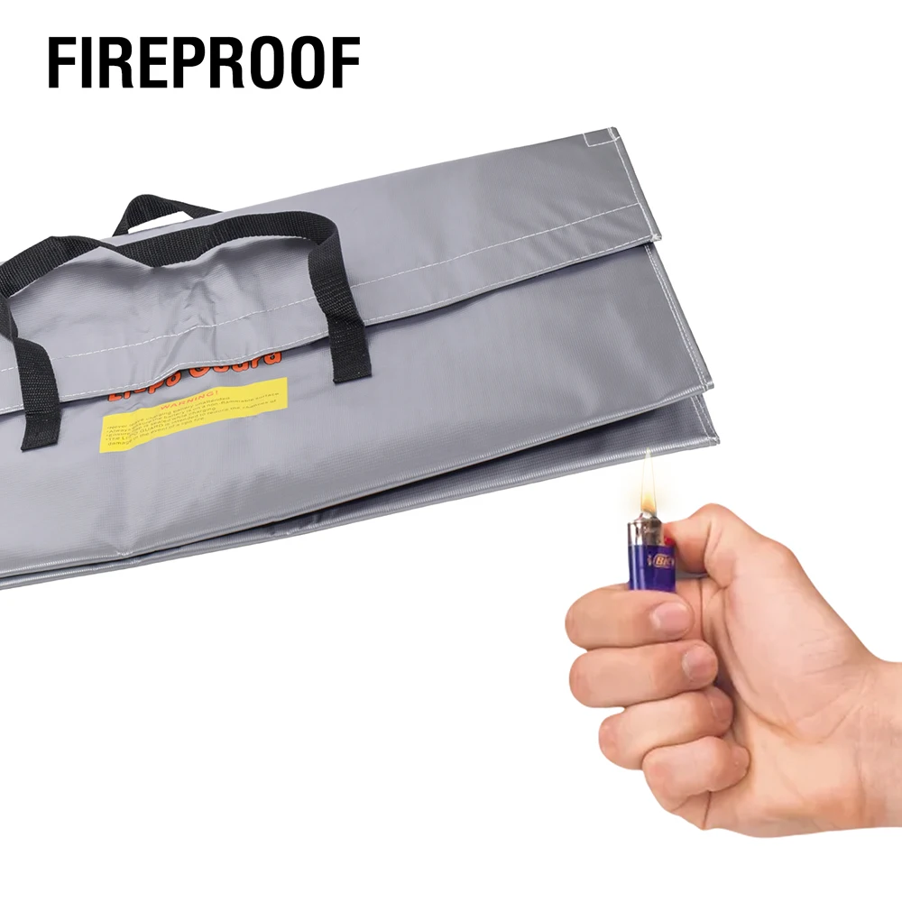 Sac ignifuge Lipo 640x250x250mm pour batterie drone FPV