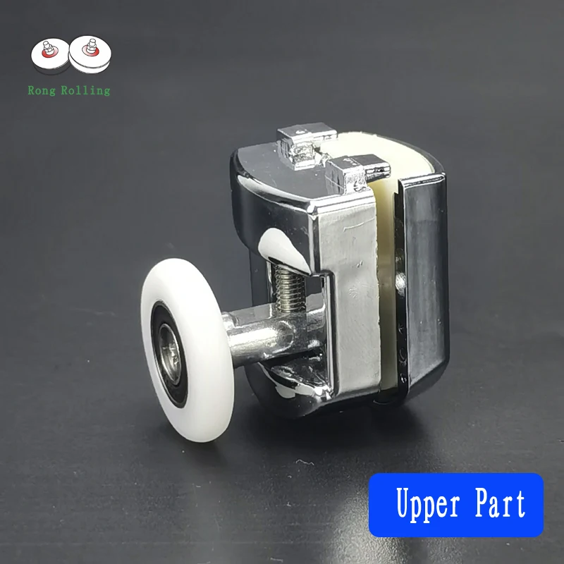 Shower door runner diameter 23mm 25mm shower room glass double pulleys Swing bathroom rollers hanging wheel nylon rollers shower door rollers,shower room pulley,shower room rollers,shower room accessories