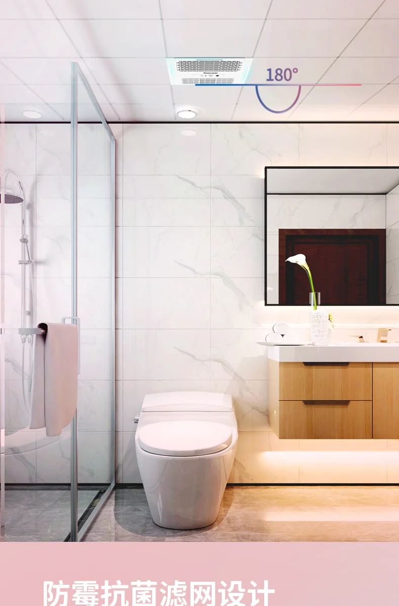 Panasonic air heater bath bomb lamp toilet exhaust fan lighting bathroom  heating - AliExpress