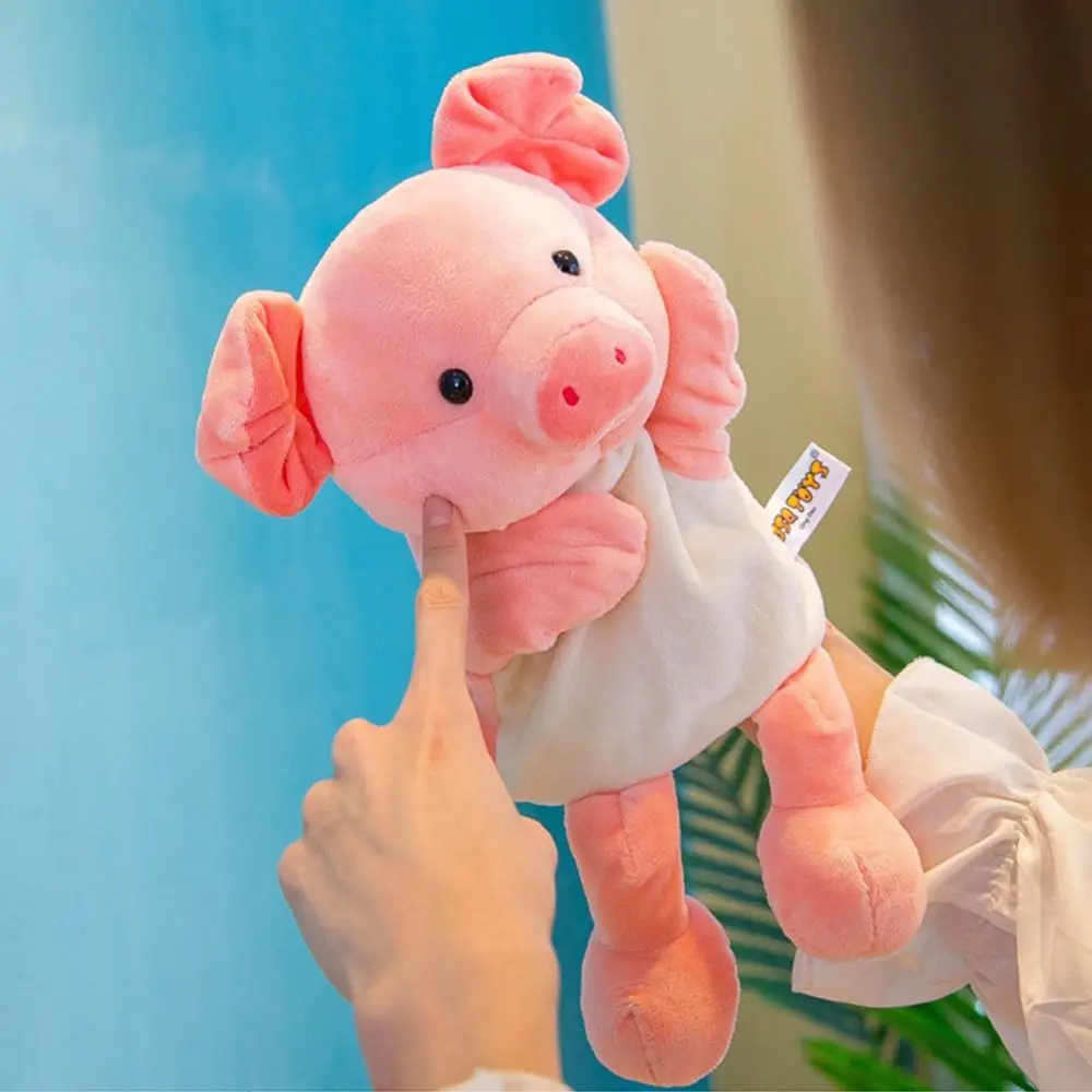 Toys Parent-child Interactive Props Game Glove Children Puppets Kindergarten Story Props Plush Hand Doll Animal Hand Puppet