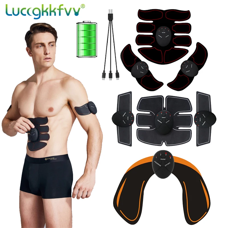 Electric-Muscle-Stimulator-EMS-Wireless-Buttocks-Hip-Trainer-Abdominal ...