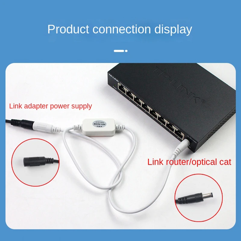 DC 5V-15V 5.5x2.1mm Rout-er Rebooter WiFi Reset Router Timing Restart Module Timing 24H Automatic Power Off Reset Line router rebooter module