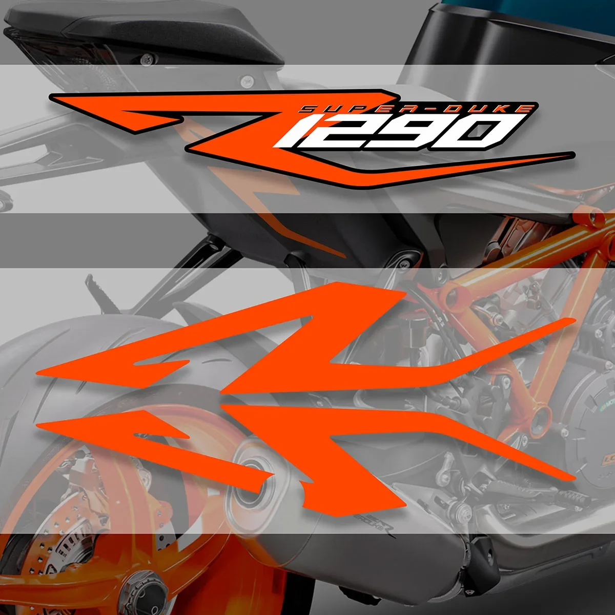 Durable Vinyl Waterproof Motorcycle Stickers and Decals
