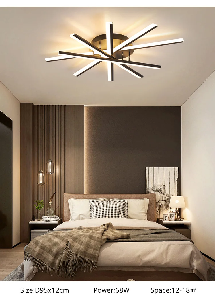 unique chandeliers Modern simple LED ceiling chandelier for living bedroom dining room acrylic Pendant Lights home indoor lighting iron decor Lamps cheap chandeliers