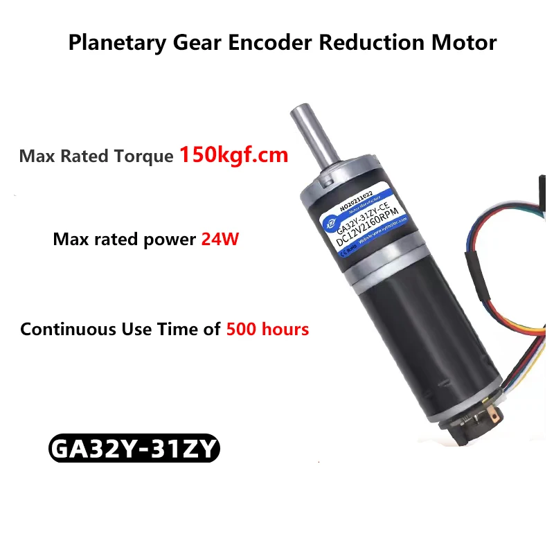 Mini Motor de Redução do Codificador Engrenagem Planetária Ajustável Frente e Reverso Motor Pequeno dc 3231zy 12v 24v 32 mm