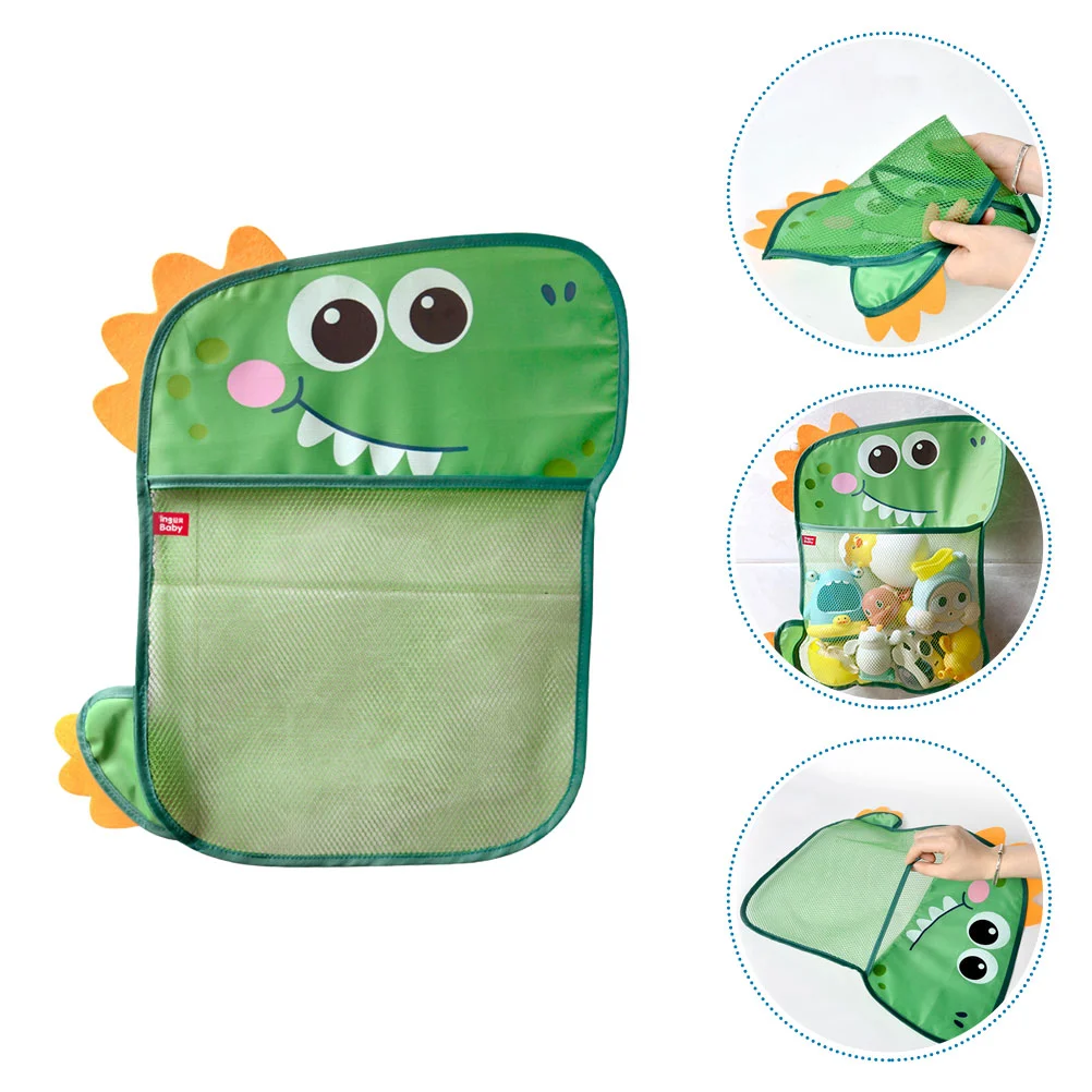 

Toy Storage Bag Bathroom Kid Mesh Pouch Toys Shelf Multipurpose Container Polyester Toddler Suction Bowls Toddlers