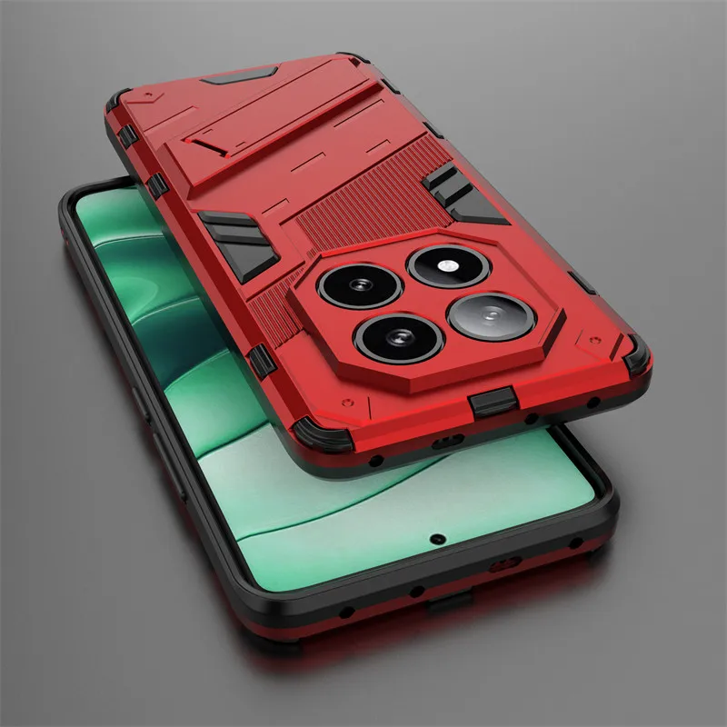 Armor Shockproof TPU Stand Holder Phone Case - Durable Back Cover