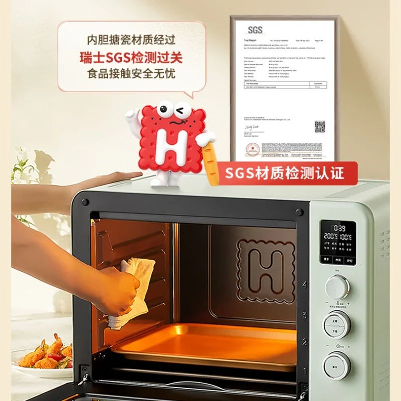 Hauswirt C40 Electric Oven Home Baking Multifunctional Horno Eléctrico 220V 40L Household Pizza Oven Fry and Bake All-in-one 4