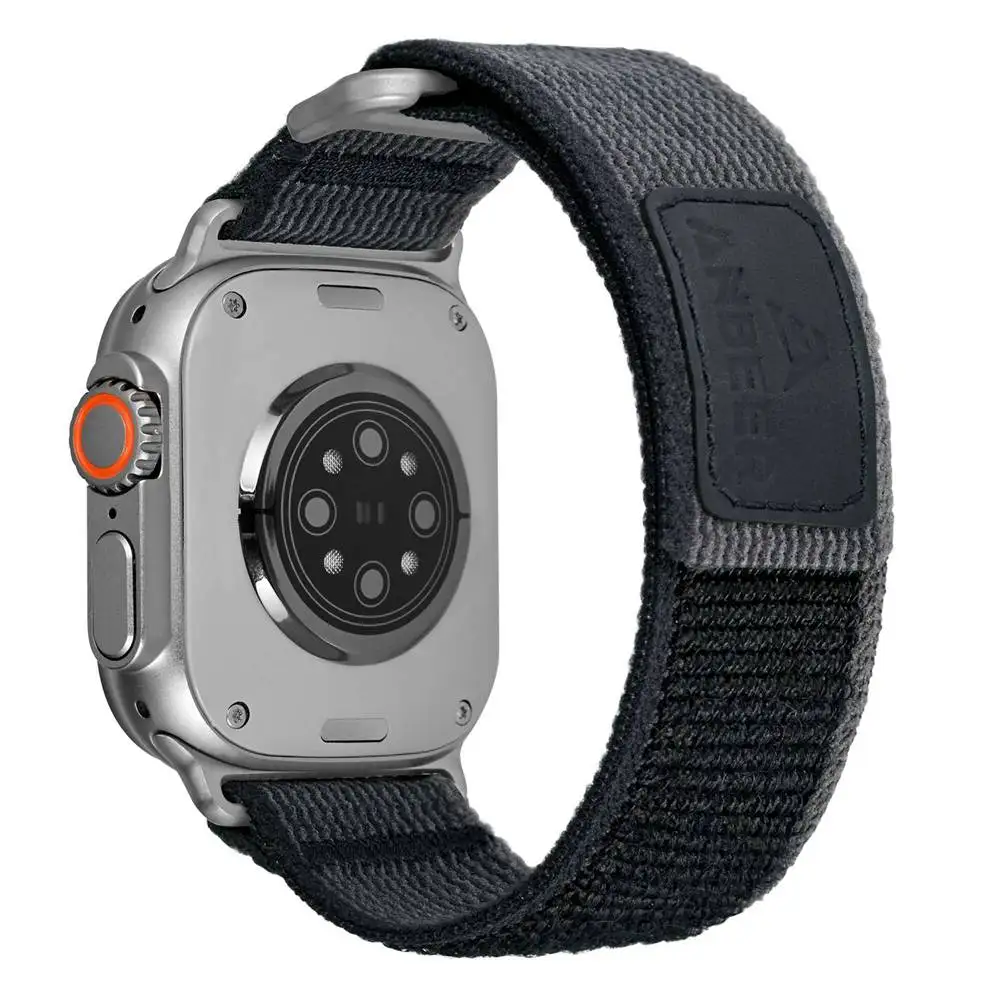 

Anbeer Rugged Nylon Band Compatible Apple Watch 9/8/7/6/5/4/3/2/1/SE/Ultra Nylon Sport Band for iWatch 49mm 45mm 44mm 42mm