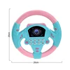 Children Simulation Steering Wheel Toy 360° rotation driving early education machine simulator with Light Sound toys for kids 5