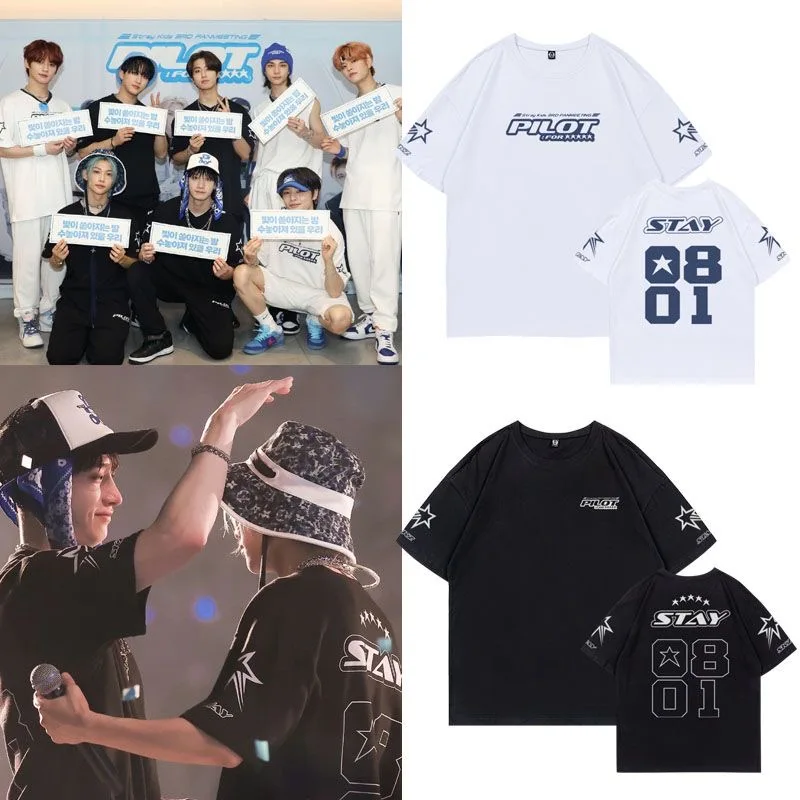

KPOP Stray Kids Album 5-Star 3D Print T Shirt Women Men Summer O-neck Short Sleeve Funny Tshirt Graphic Tees Straykids Clothes