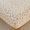 Bonenjoy 100% Cotton Bedsheet Print Fitted Sheets Bed 90/100/120/150/180/200cm Covers Home Bed Linen sabanas (No Pillowcase) 2