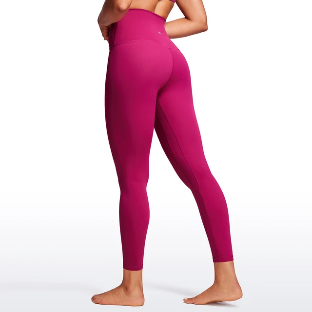 CRZ YOGA Super High Waisted Butter Luxe Yoga Pants 25 Inches - Buttery Soft  Workout Leggings for