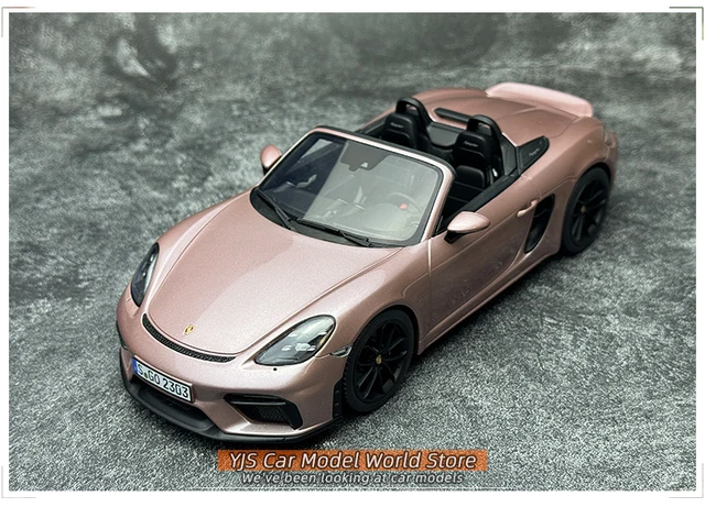 【GTSpirit】1/18 Porsche 718 Spyder Crayon Porsche SPYDER 718 CRAYON GREY GT436 GT Spirit 1.18 - YouTube