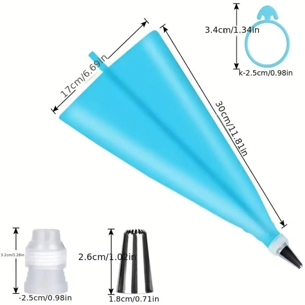 47pcs/set Steel Cake Decorating Nozzles Set Baking Tool DIY Russian Tips Nozzle Multi Style Creative Decorating Piping Tip