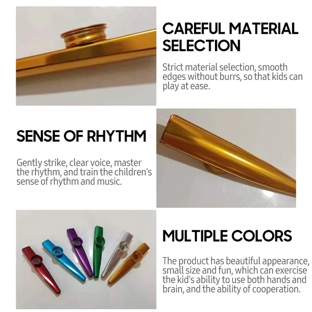 Leke 10 pcs Kazoo Membrane Flute Film Replacement Musical Toys Kazoo  Accessories 