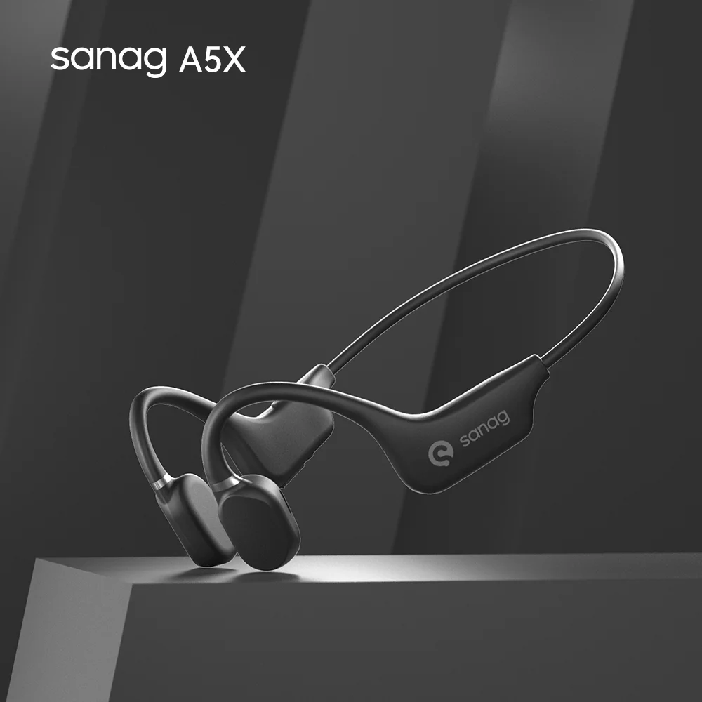 Sanag b60プロ骨伝導イヤホンipx8ワイヤレスオープンヘッド