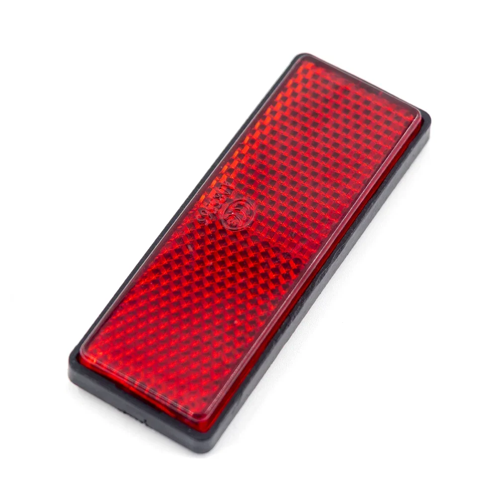 1pc Rettangolo Rotondo Ellisse Riflettore Autoadesivo Marchio di Sicurezza Segnale Striscia Posizione Posteriore Riflettente Bicicletta Roulotte RV Rimorchio