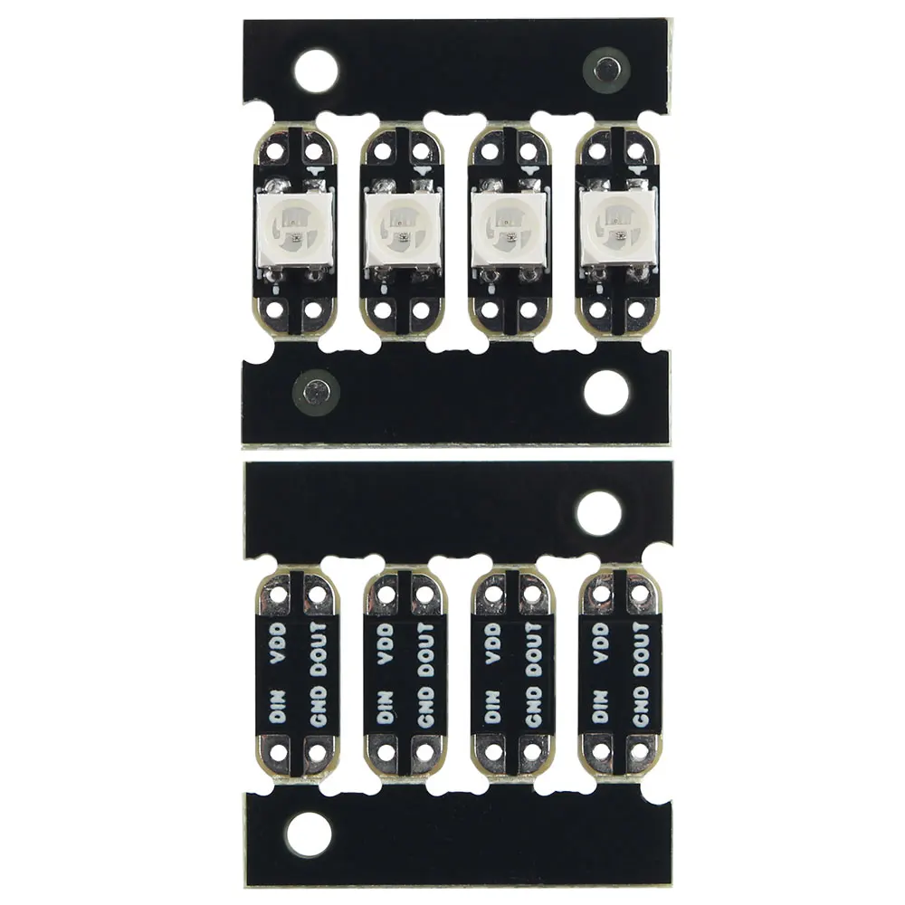Fysetc Lantejoulas com Led Rgb Ws2812 3535 Rgb Brilhante 1m 26awg Fio de Teflon para Voron Mini sb Extrusora - Imagem 5