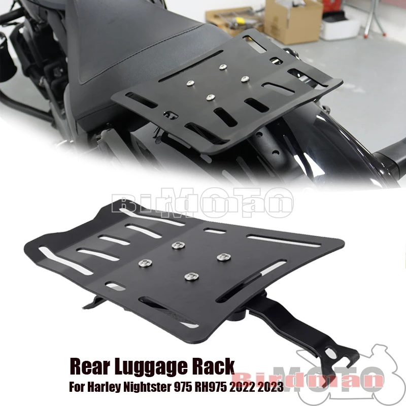 

Стойка для заднего багажника мотоцикла, полка для поддержки крыла для Harley Nightster 975 RH975 2022 2023, кронштейн для заднего багажника, стальной
