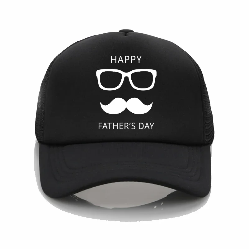 

Fashion baseball cap happy father is day caps Men Women Adjustable Fitted Summer sun Beach Visor hats