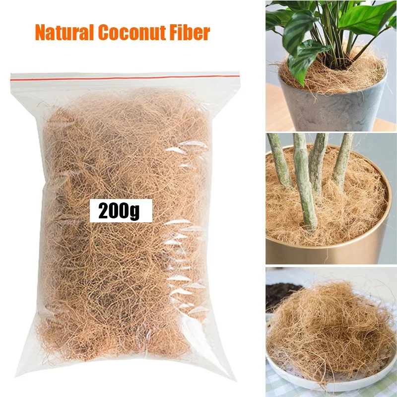 Flowerpot Gasket Planting Mat Reptile Bedding Gardening Mat Coconut Fiber Liners Natural Coconut Husk Fiber Flowerpot Cover Insect-proof Protect Garden Flower Plant Soil Keep Warm Reptile Bedding Bird Nest