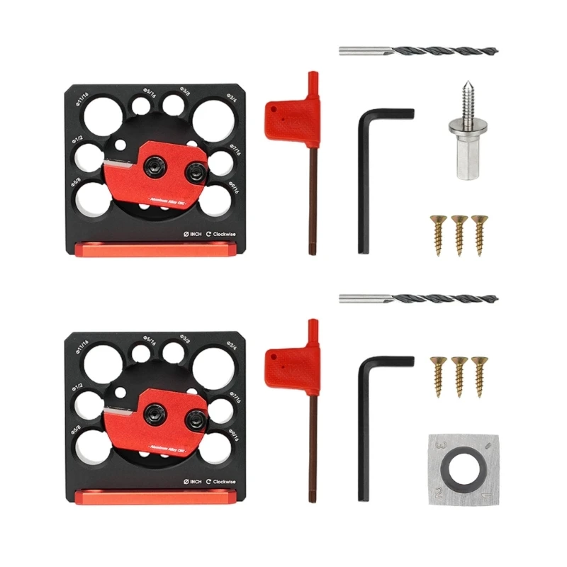 

8mm-20mm Dowel Maker Jig with Carbides Dowel Round Rod Electric Drill Milling Metric Woodworking Stick Maker Tool