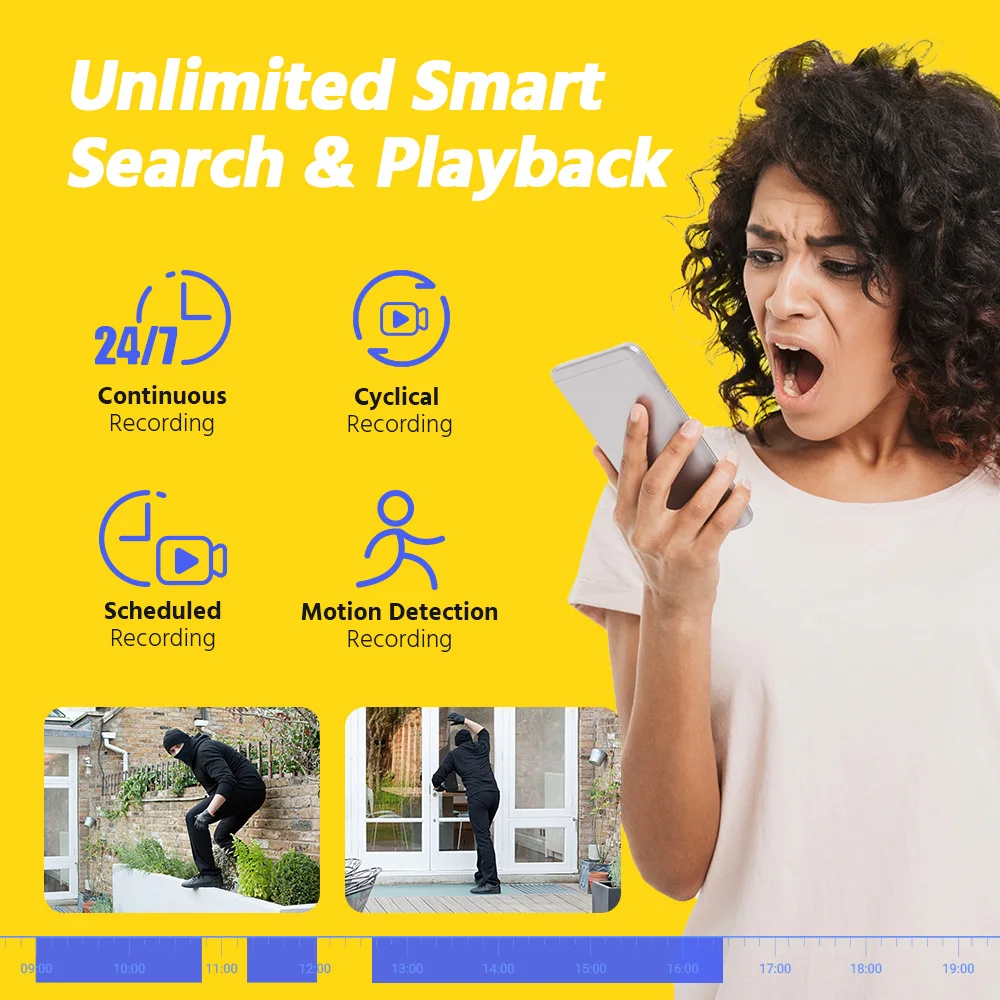 ANNKE 4K Ultra HD POE Video Surveillance System 8CH NVR Recorder With 8MP Security Cameras CCTV Kit Audio Recording 4K Ip camera view 5