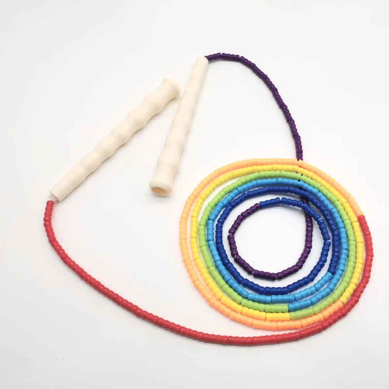 NEVERTOOLATE 17CM HANDLE 240-260-300-360 cm LENGTH KIDS adult use BEADS beaded jump Skipping Rope basic beginner Soft FREESTYLE 6