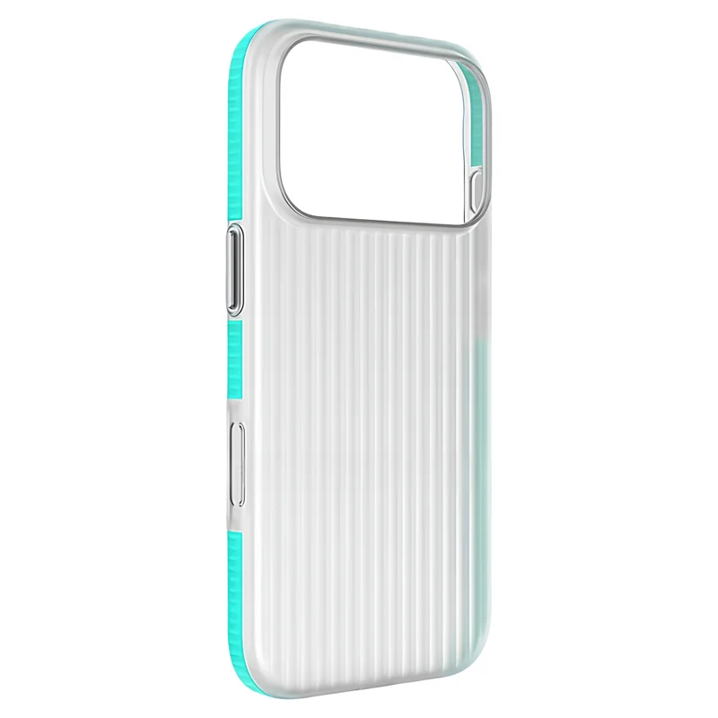 Luxury Grating Magsafe PC Back Phone Case with Skin-Friendly Feel and Wireless Charging Compatibility