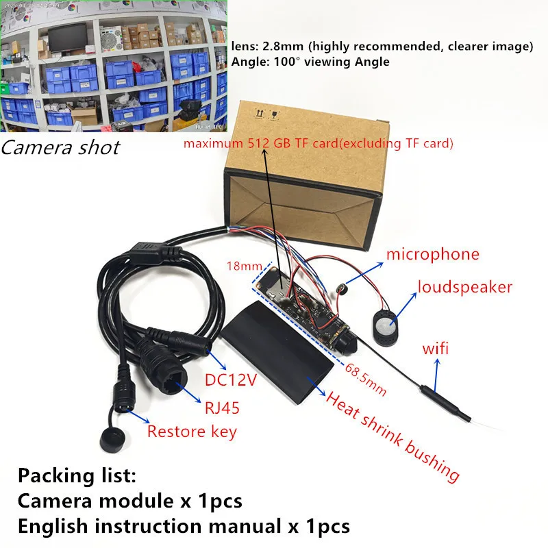 wifi 2.8mm
