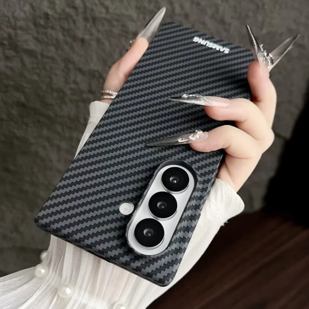 Premium Aramid Fiber Case with Magnetic Charging & Screen Protection