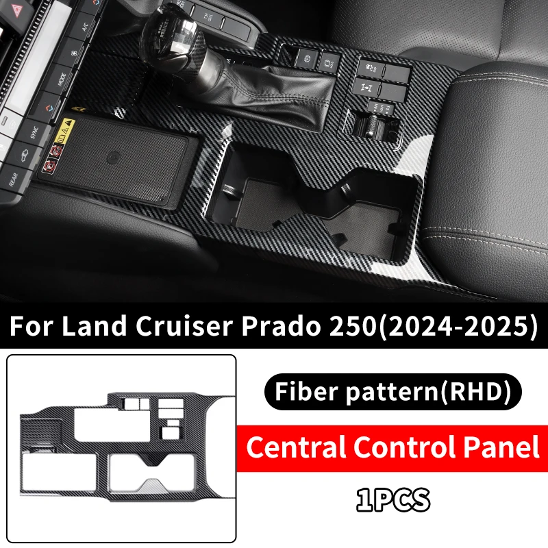 Copri Bracciolo Centrale In Pelle Nera Per Toyota Land Cruiser Prado 250 (2024-2025) - Protezione Auto