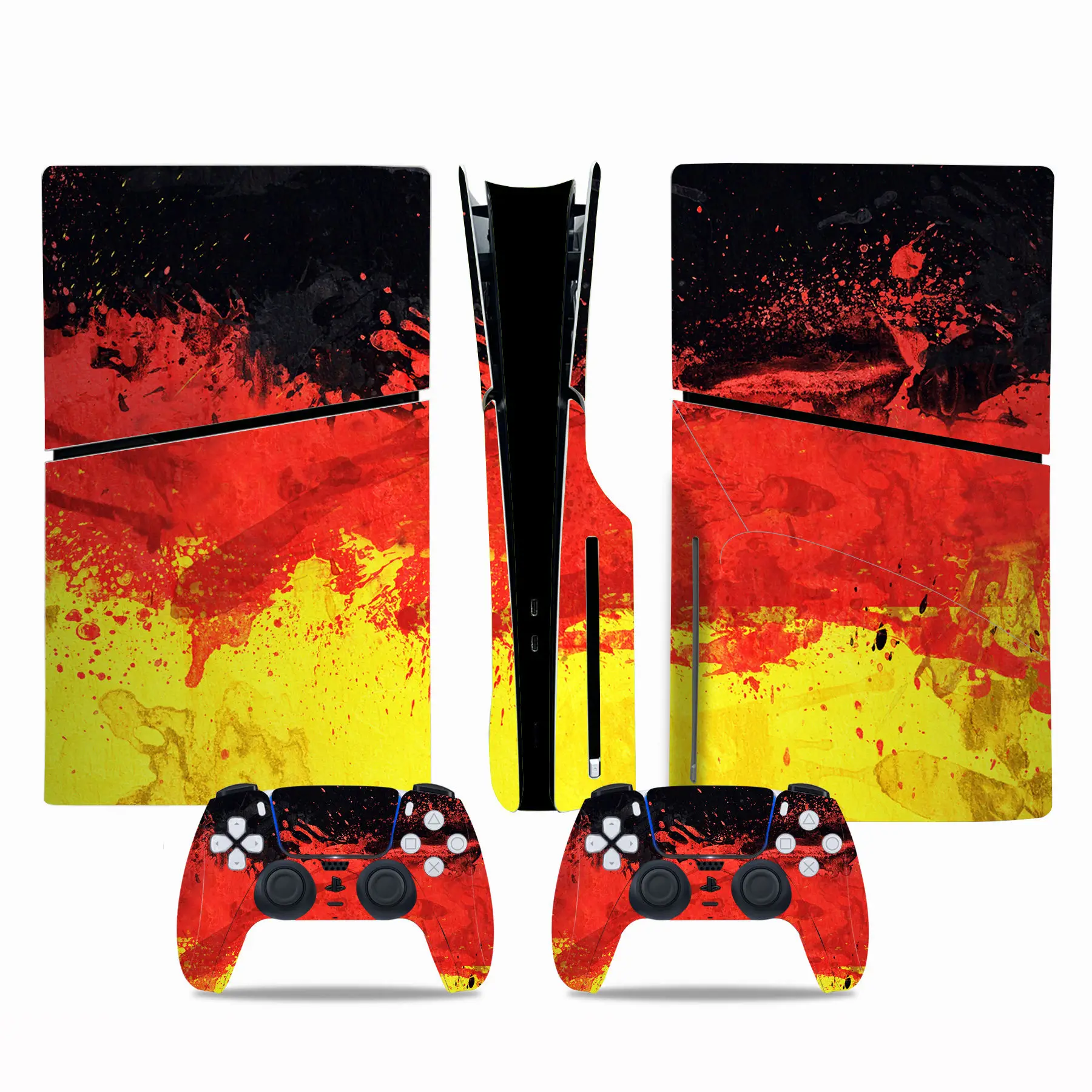 Nuovo Ps5 Slim Disc Skin Sticker Protector Decalcomania Cover Per Console Controller Ps5 Slim Disk Sticker Vinyl