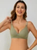 Front Open Nursing Bra Maternity Jelly Gel Laser Cutting Seamless Underwear Ultra Thin Breastfeeding Bra For Pregnant Women 1