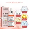 Jaysuing 5 In 1 Hyaluronic Acid Face Serum 30ml Moisturizing Vitamin C Collagen Lightning Facial Serum Shrink Pores Skin Care 2