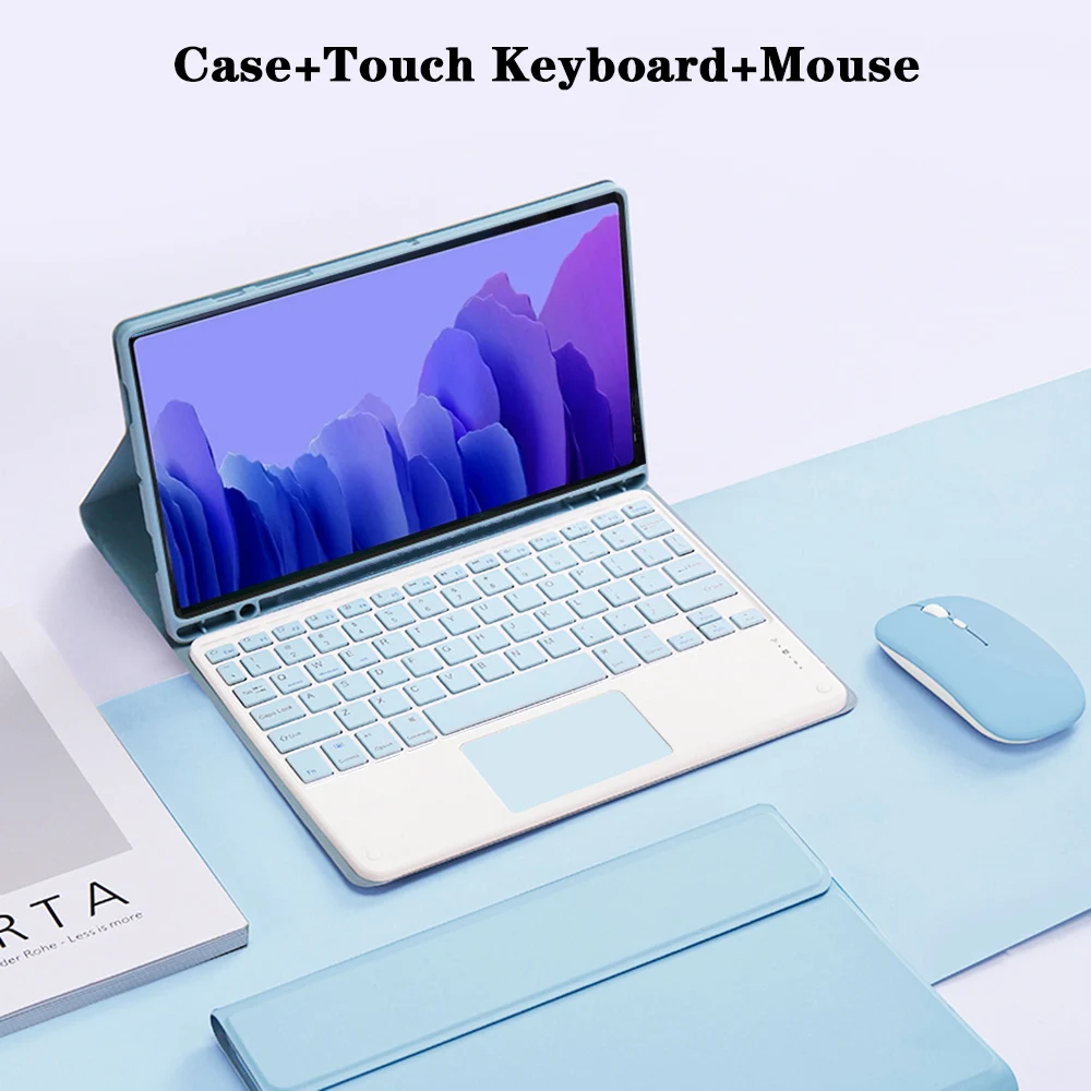 Enhanced Keyboard Case with Detachable Bluetooth and Pencil Holder