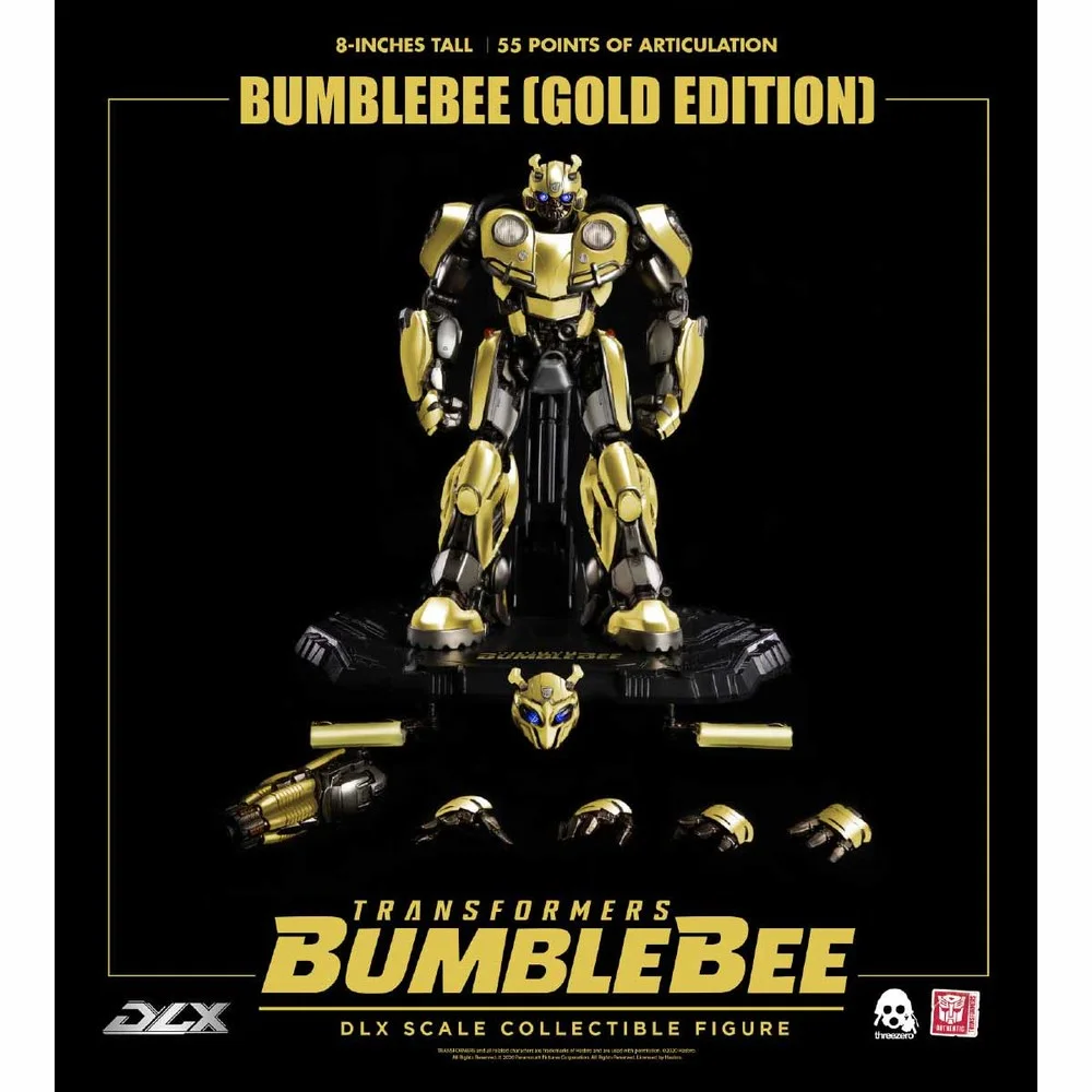 

In Stock 100% Original Threezero 3Z0294-EX 3A DLX Bumblebee Bumblebee Transformers Movie Model Toys Art Collection 22cm