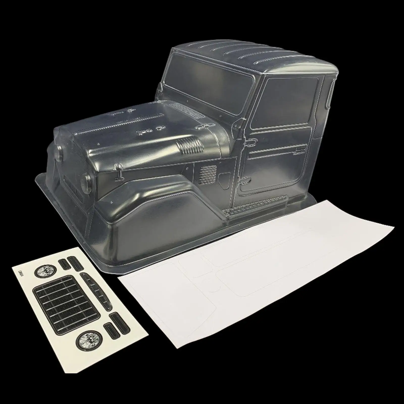 

1/10 ракушка кузова автомобиля на радиоуправлении Неокрашенная прозрачная 1/10 кабина на радиоуправлении ПК прозрачный корпус для 90046 90047 обновленный автомобиль на радиоуправлении аксессуары Запчасти